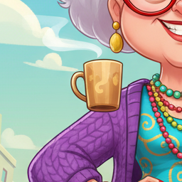 Postać babci - kawałek 6